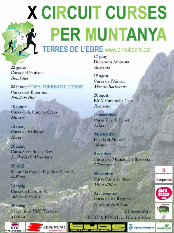 El Circuit de Curses per Muntanya del 2017 redueix el nombre de curses | EbreActiu.cat, revista digital d’oci actiu | Terres de l’Ebre ... El Circuit de Curses per Muntanya del 2017 redueix el nombre de curses | EbreActiu.cat, revista digital d’oci actiu | Terres de l’Ebre ...