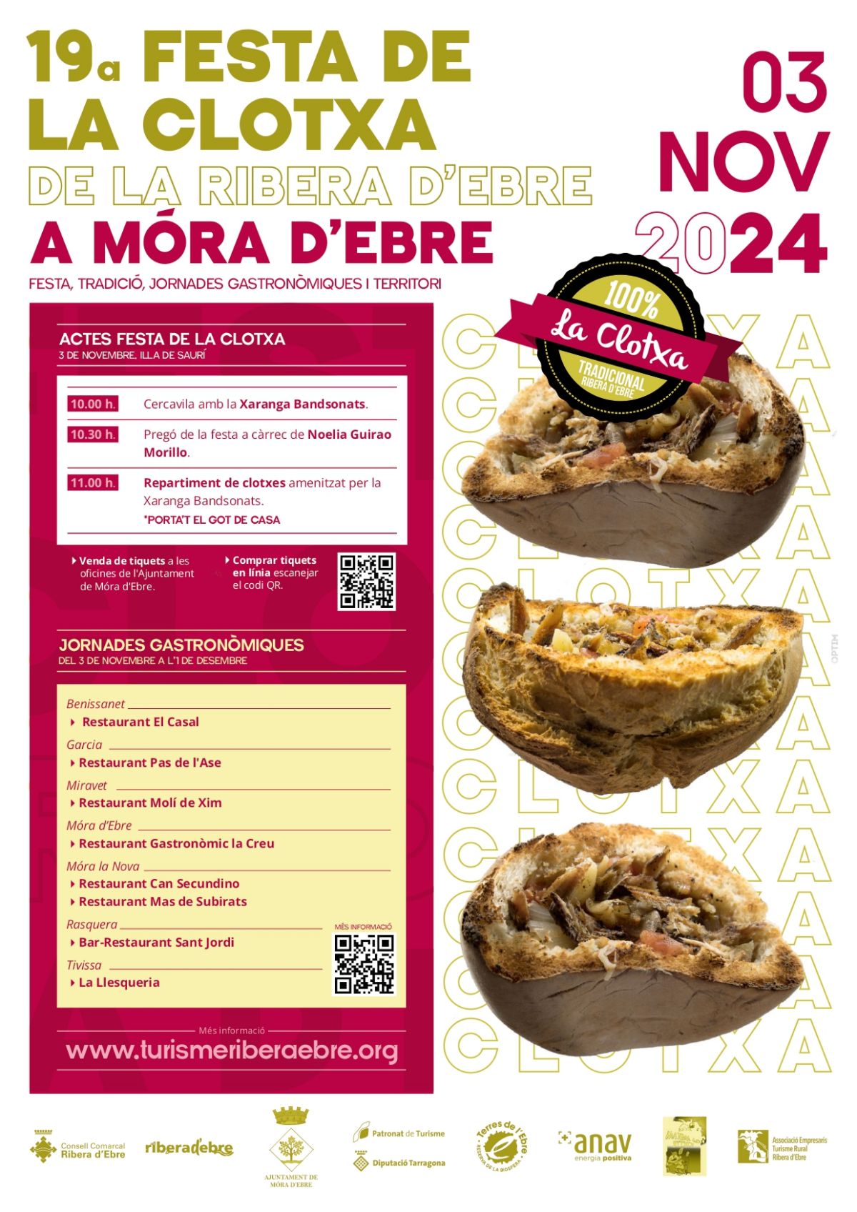 19a Festa de la Clotxa de la Ribera d’Ebre 19a Festa de la Clotxa de la Ribera d’Ebre