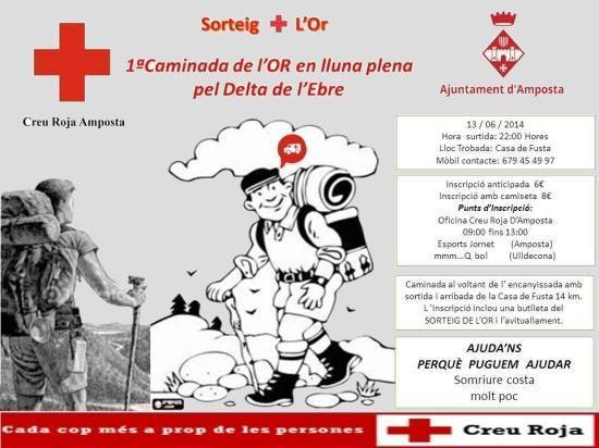 1a Caminada de L’OR en lluna plena pel Delta de l’Ebre 1a Caminada de L’OR en lluna plena pel Delta de l’Ebre