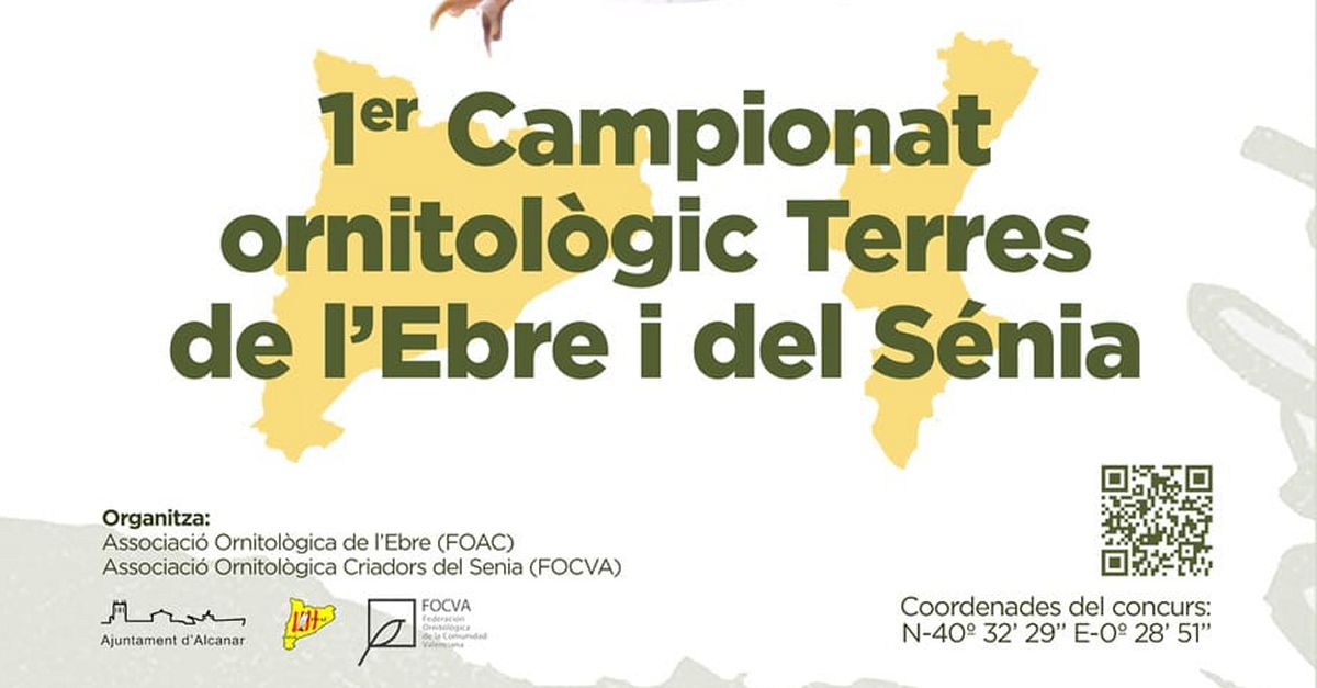 Alcanar acoge este fin de semana el 1r Concurso Ornitolgico Terres de lEbre y del Snia