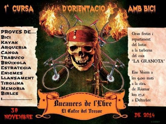 1r circuit d�orientaci� �Terres de l�Ebre. Bucaners de l�Ebre, el cofre del tresor"