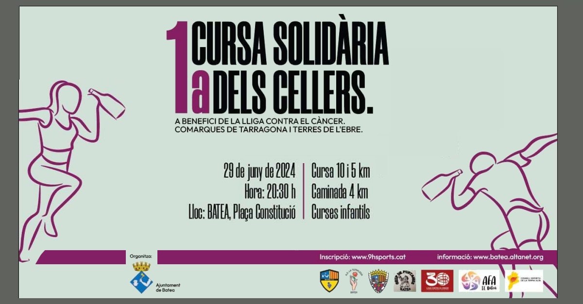 1a cursa solid�ria dels Cellers