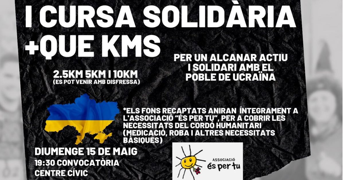 1a Cursa solid�ria +QueKms