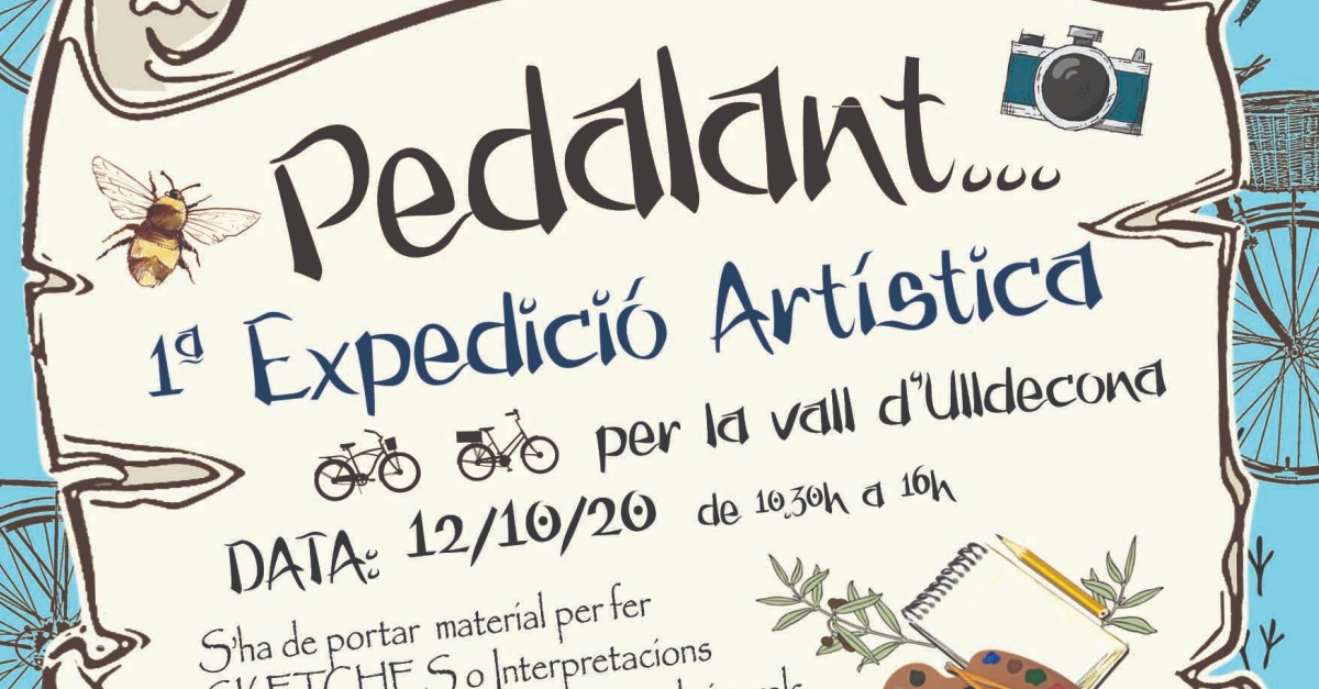 1a Expedici� art�stica pedalant per la vall d�Ulldecona
