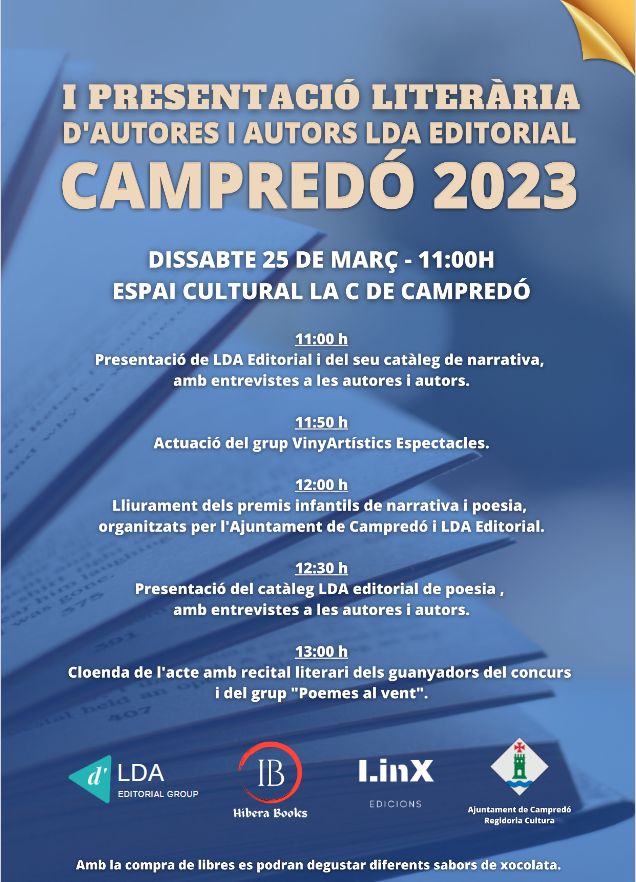 I Presentaci� liter�ria d�autores i autors LDA Editorial