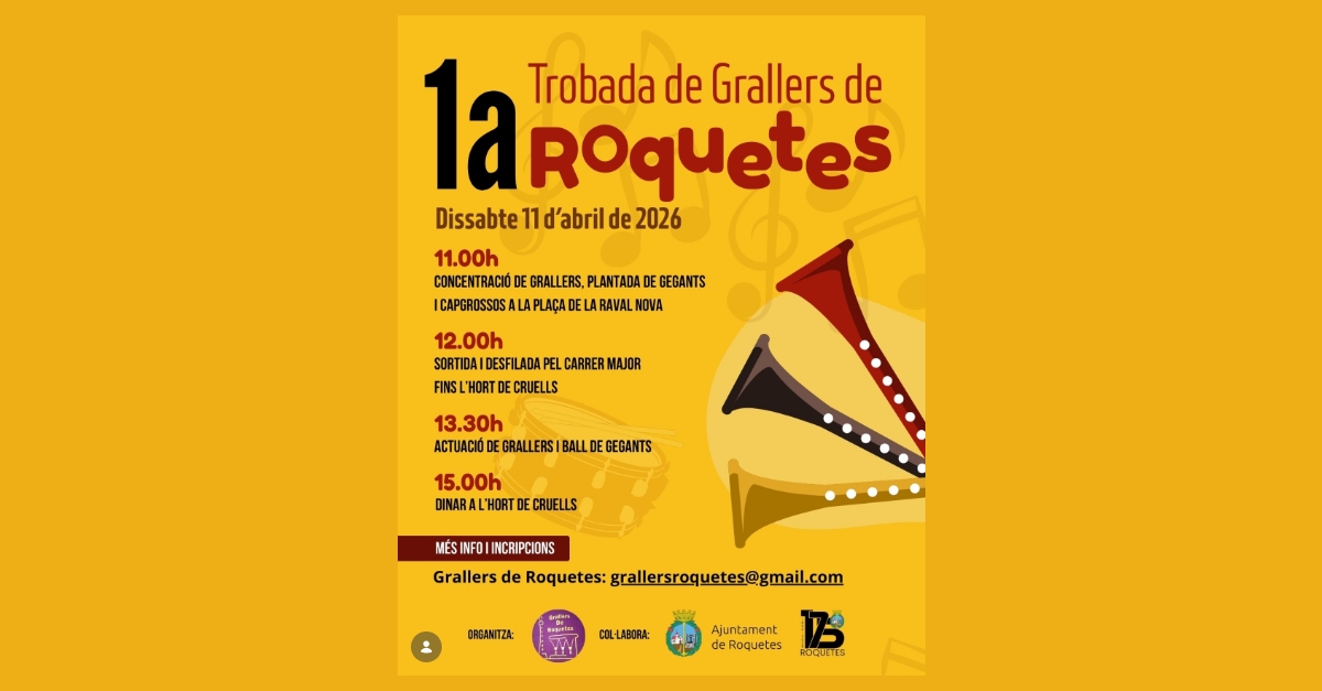 1a Trobada de grallers de Roquetes