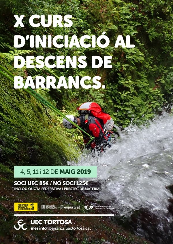 10� Curs d�iniciaci� al descens de barrancs