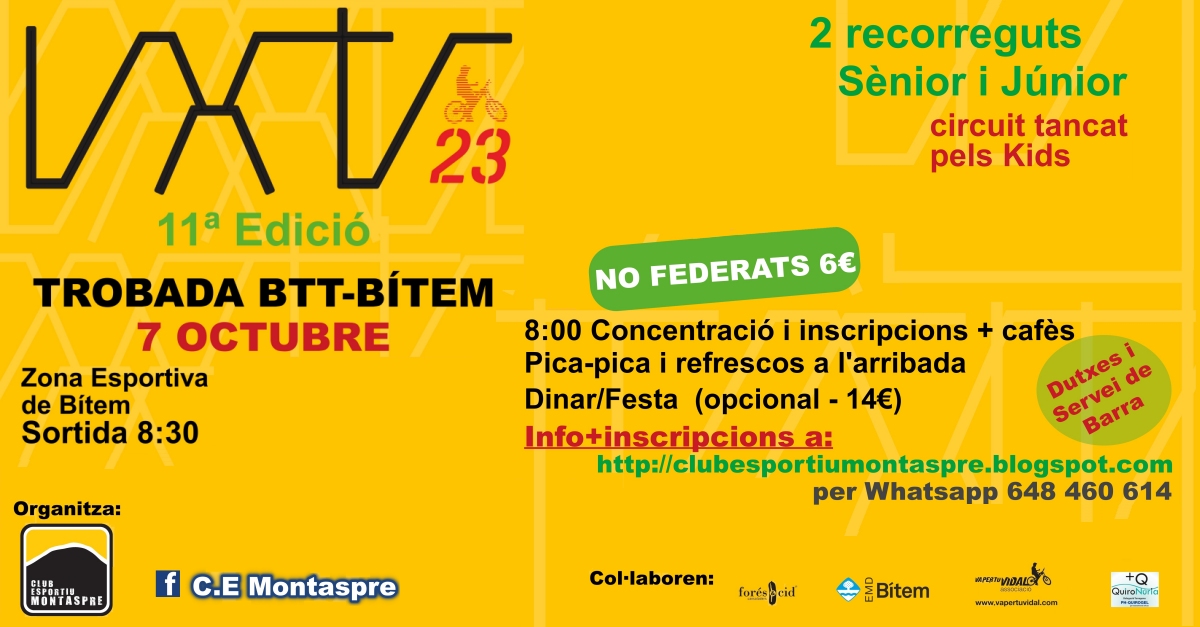 11a Trobada BTT B�tem memorial VXTV