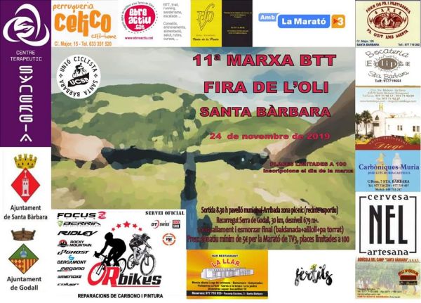 11a Marxa BTT Fira de l’Oli 11a Marxa BTT Fira de l’Oli
