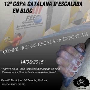12a Copa Catalana d�escalada en bloc