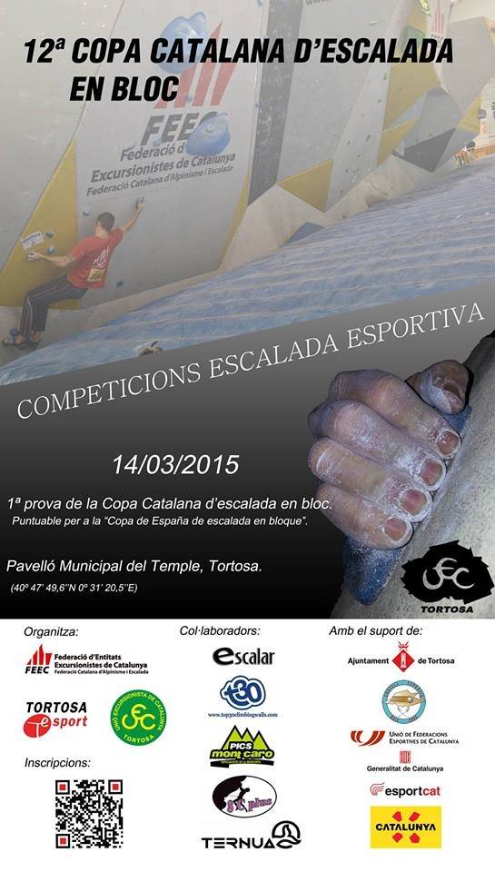 12a Copa Catalana d�escalada en bloc
