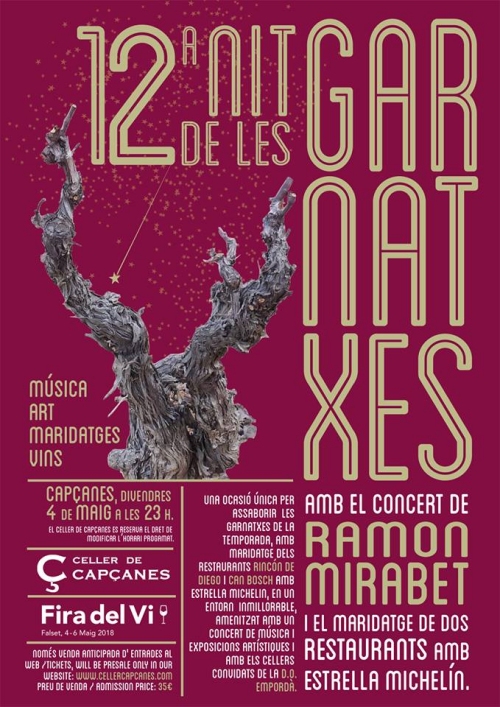 12a Nit de les Garnatxes 12a Nit de les Garnatxes