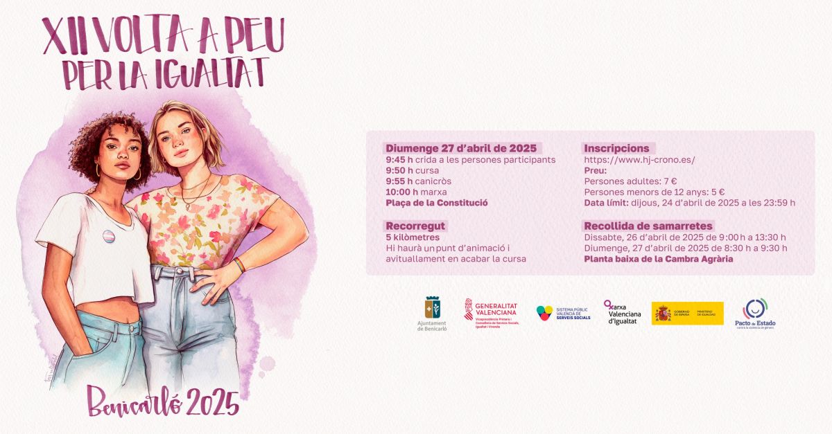 XII volta a peu per la igualtat XII volta a peu per la igualtat