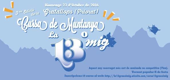 3� edici� �La 13 graus i mig� de Gratallops