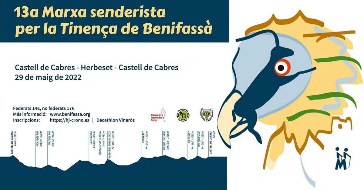 13� Marcha Senderista por la Tinen�a de Benifass�