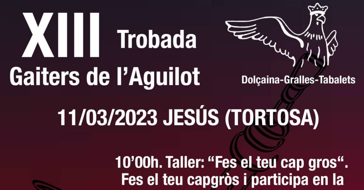 Els Gaiters de l’Aguilot celebraran al març la seua tretzena trobada ampliant la convocatòria a més bestiari popular | EbreActiu.cat, revista digital d’oci actiu | Terres de l’Ebre ... Els Gaiters de l’Aguilot celebraran al març la seua tretzena trobada ampliant la convocatòria a més bestiari popular | EbreActiu.cat, revista digital d’oci actiu | Terres de l’Ebre ...