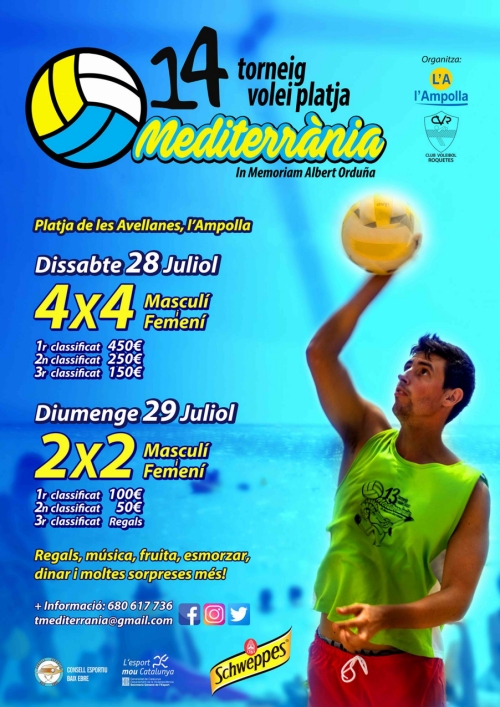 14� Torneig Volei Platja Mediterr�nia. In memoriam Albert Ordu�a