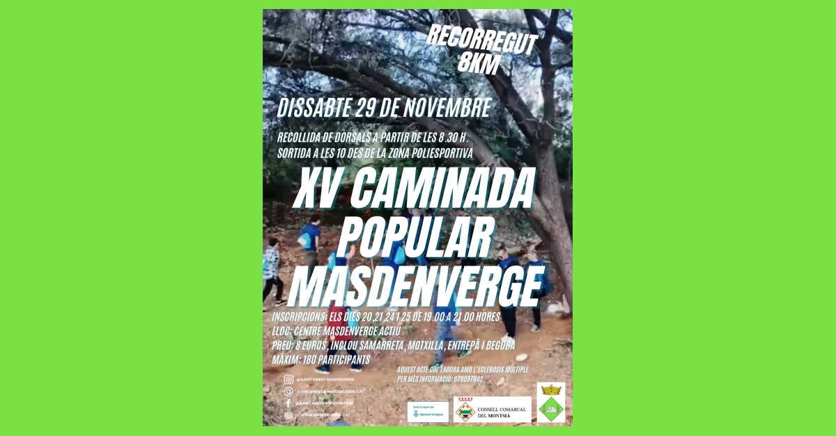XV Caminada popular Masdenverge XV Caminada popular Masdenverge