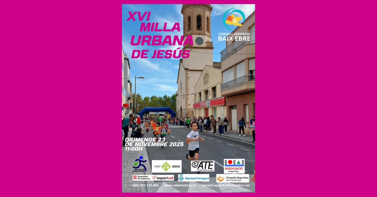 XVI Milla urbana de Jesús XVI Milla urbana de Jesús