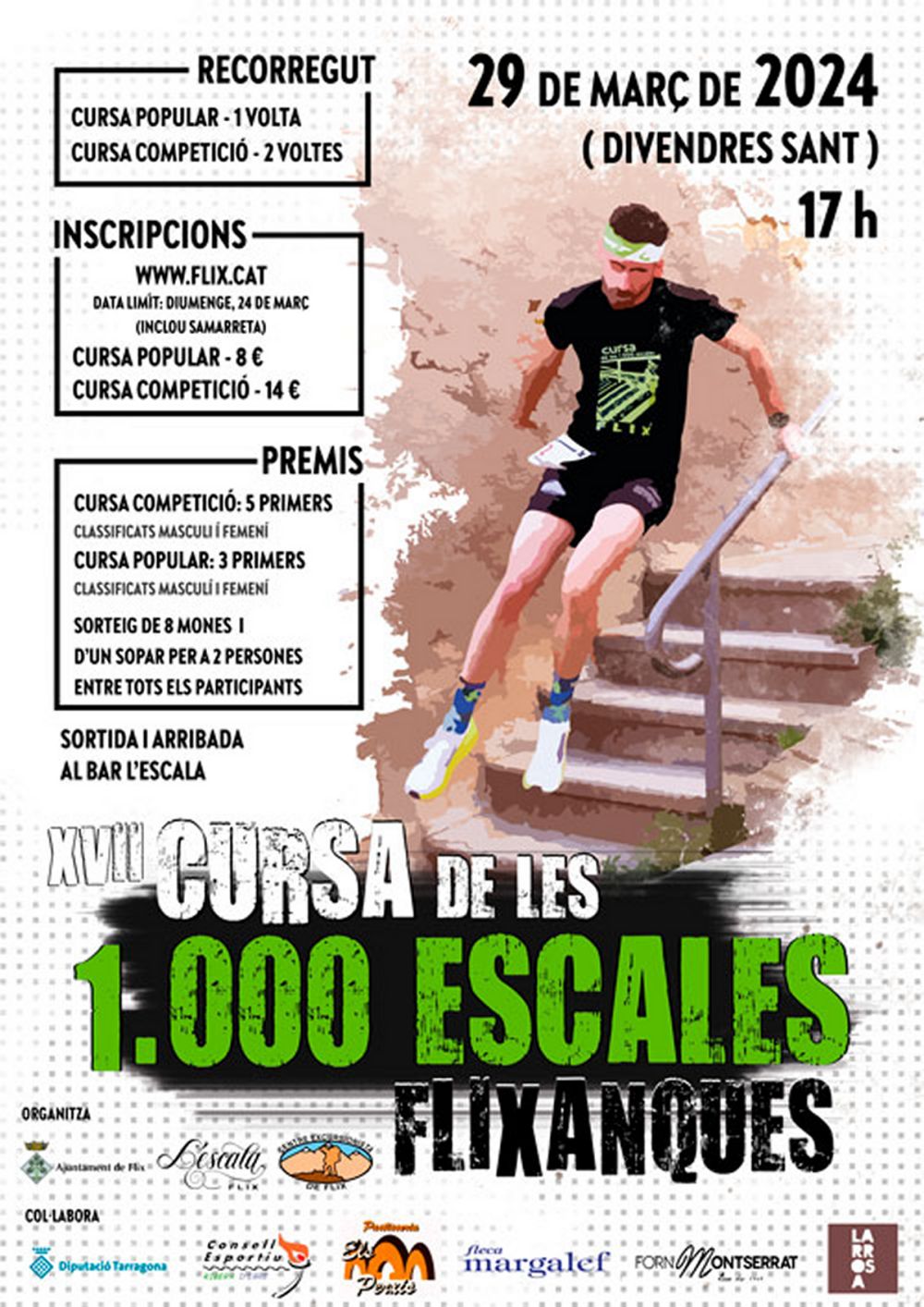 XVII Cursa de les 1.000 Escales Flixanques XVII Cursa de les 1.000 Escales Flixanques