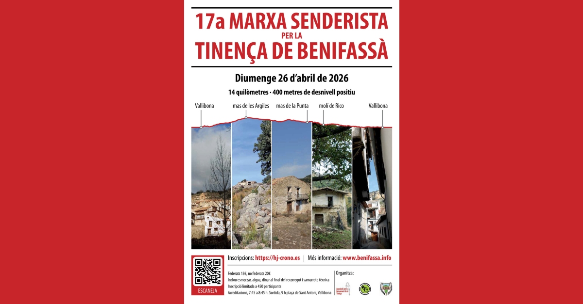 17a Marxa senderista per la Tinen�a de Benifass�