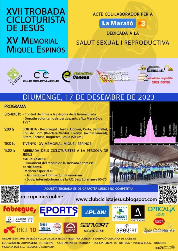 XVII Trobada cicloturista de Jes�s i XV Memorial Miquel Espin�s