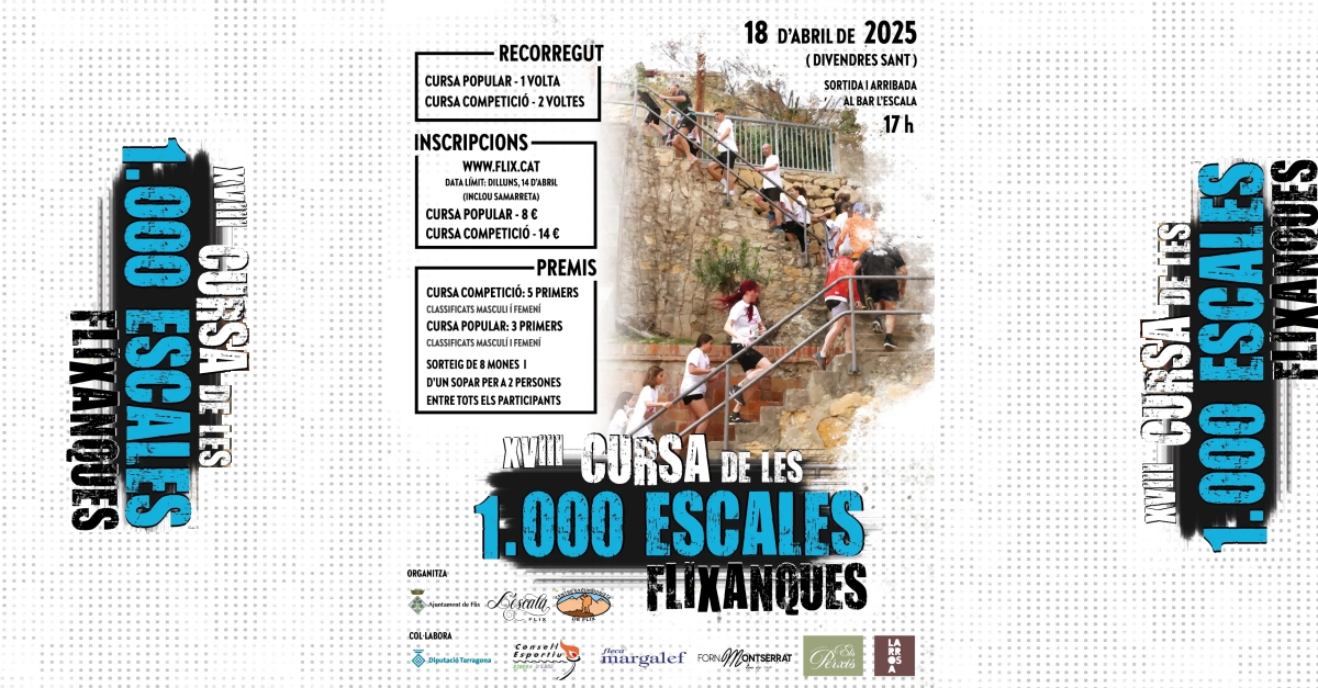 XVIII Cursa de les 1.000 escales flixanques