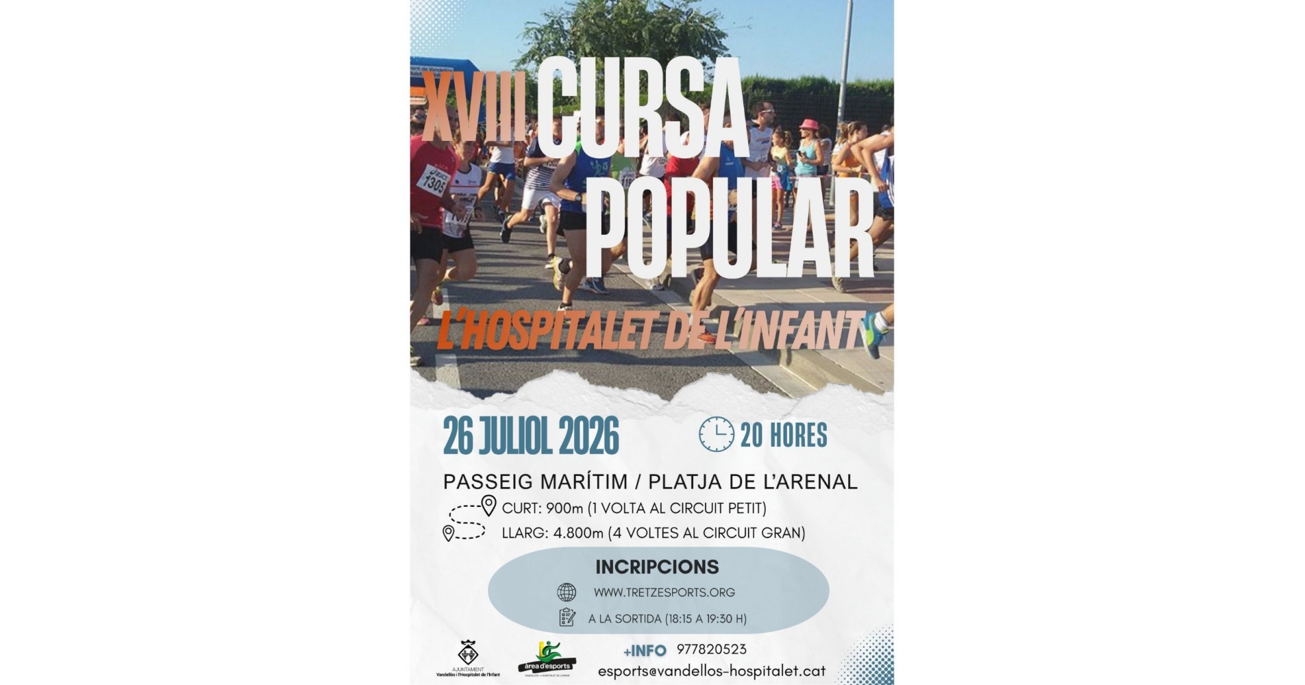 XVIII Cursa popular de l�Hospitalet de l�Infant