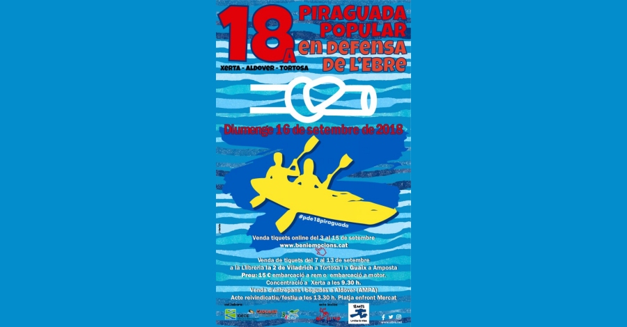18a Piraguada en Defensa de l&rsquo;Ebre