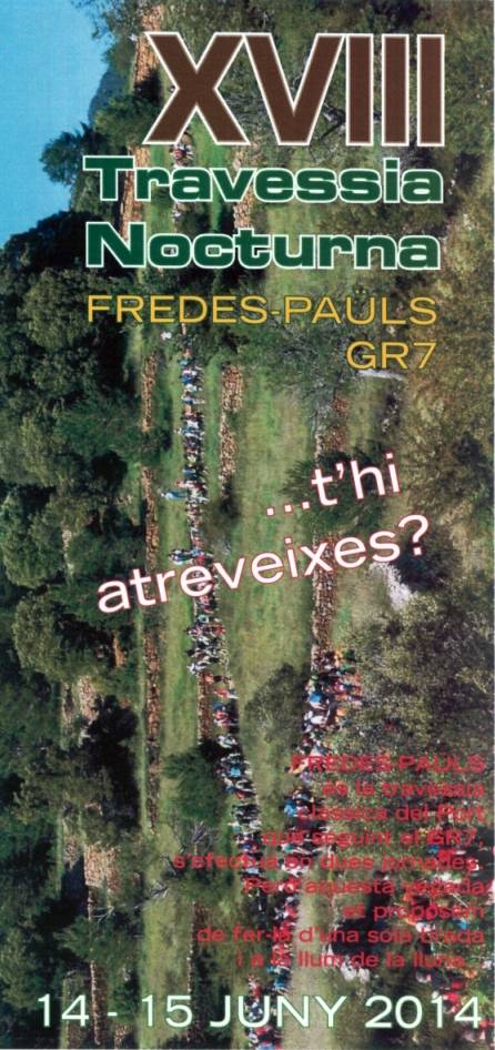 XVIII travessia nocturna Fredes - Pa�ls