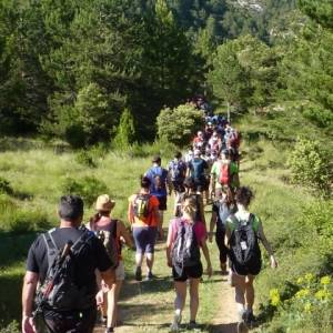 Prop de 1.000 participants a la 18a Travessia nocturna Fredes - Pa�ls GR7
