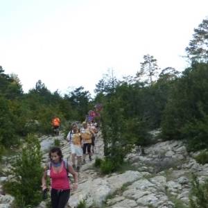 Prop de 1.000 participants a la 18a Travessia nocturna Fredes - Pa�ls GR7