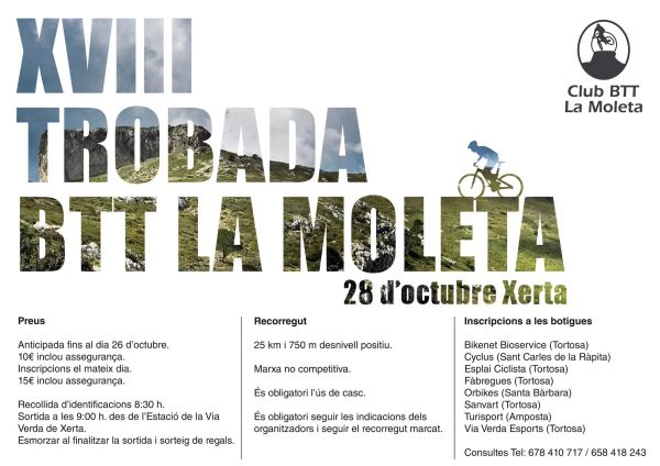 18a Trobada BTT La Moleta 18a Trobada BTT La Moleta