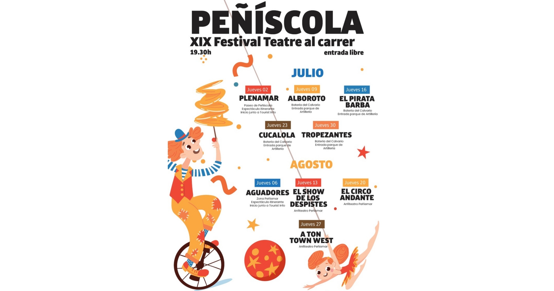 XIX Festival de Teatre al carrer. El show de los despiestes