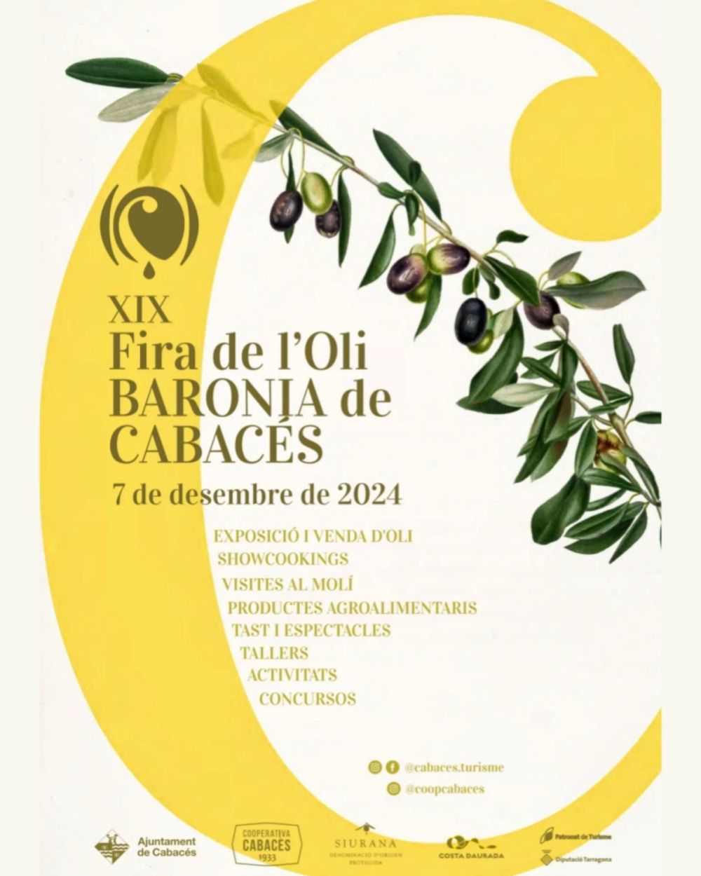 XIX Fira de l�Oli Baronia de Cabac�s