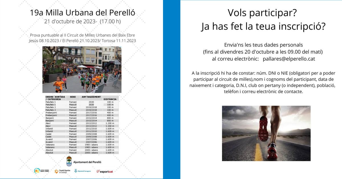 19a Milla urbana del Perelló 19a Milla urbana del Perelló