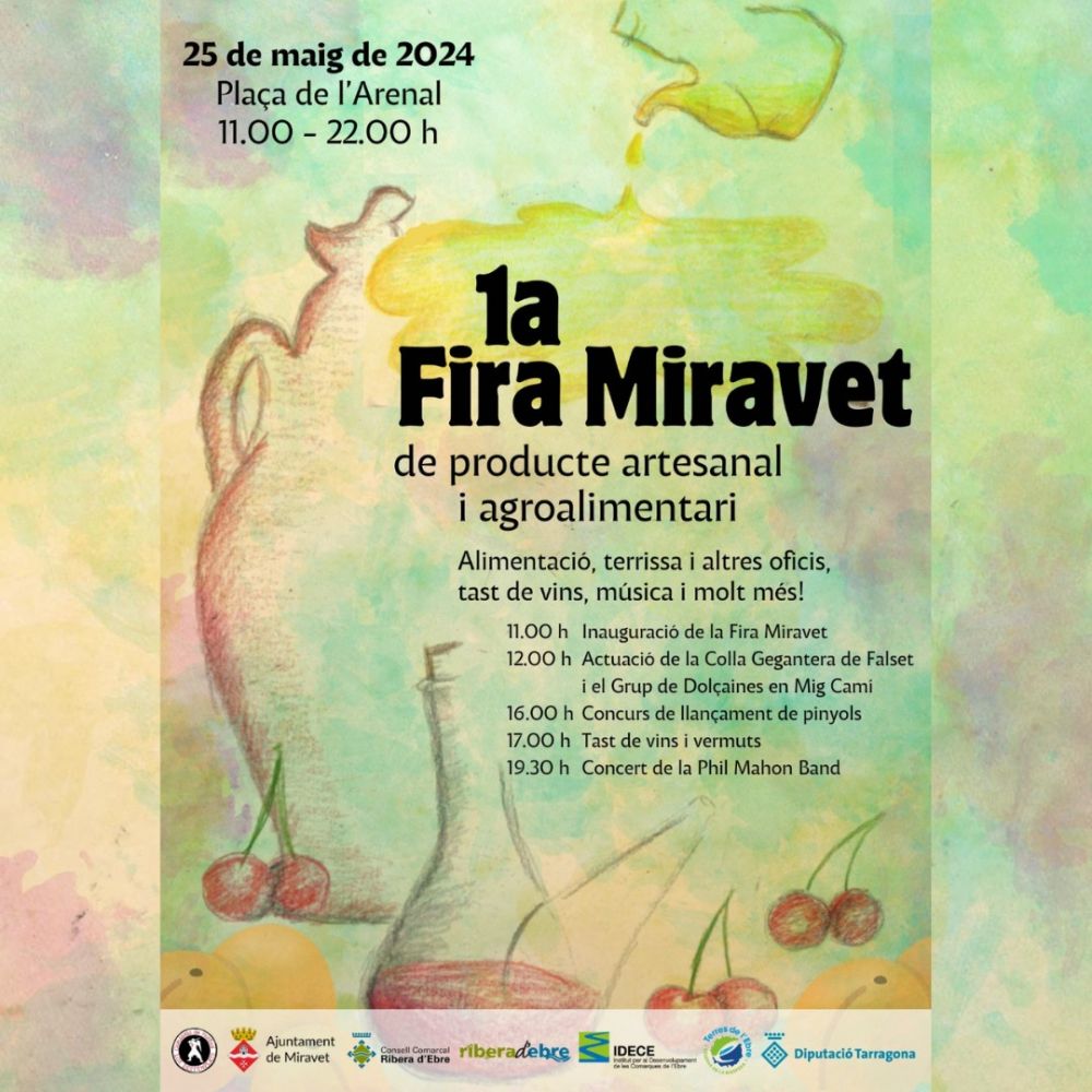 1a Fira Miravet de producte artesanal i agroalimentari 1a Fira Miravet de producte artesanal i agroalimentari