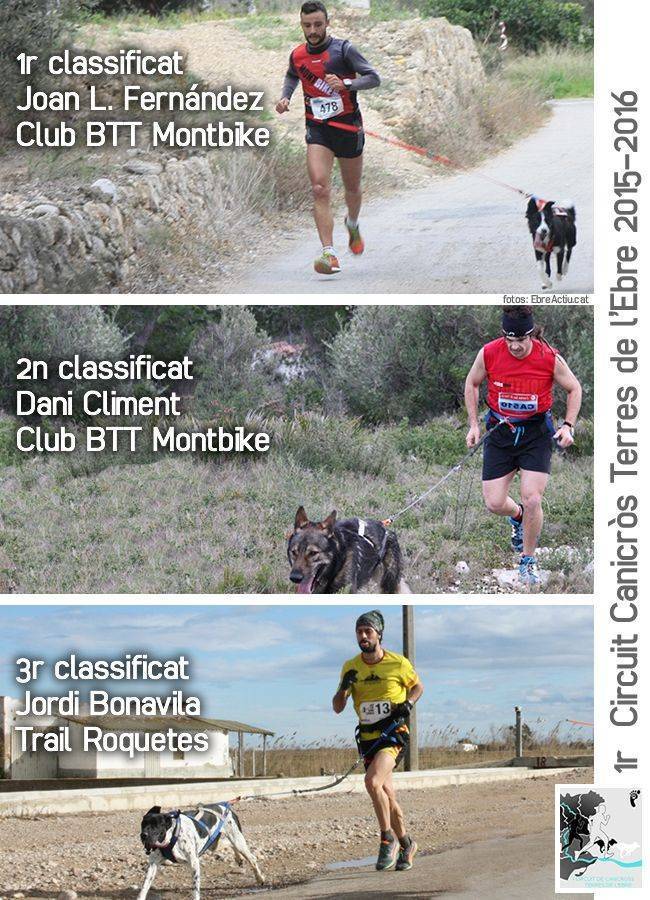 Fern�ndez i S�ez, del Club BTT Montbike, es proclamen guanyadors del 1r circuit de canicr�s | EbreActiu.cat, revista digital d&rsquo;oci actiu | Terres de l&rsquo;Ebre ...