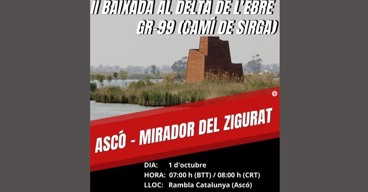 II Baixada al Delta de l�Ebre GR-99 Cam� de Sirga