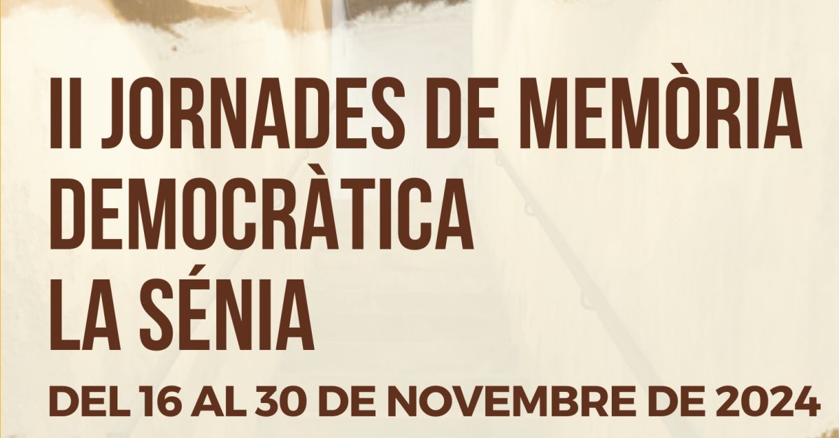 II Jornades de Mem�ria Democr�tica La S�nia