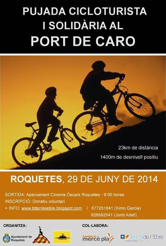 2a Pujada cicloturista i solid�ria al Port de Caro