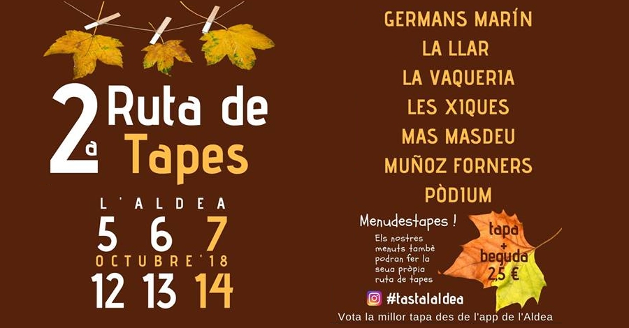 2a Ruta de les Tapes de l’Aldea
