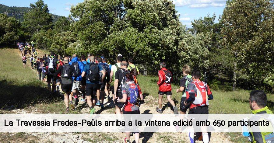 La Travessia Fredes-Pals arriba a la vintena edici amb 650 participants