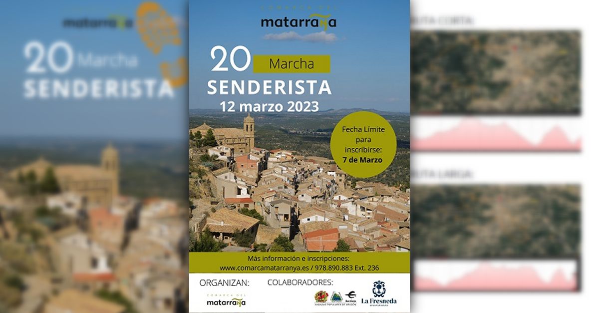 Obertes les inscripcions a la Marxa senderista Comarca del Matarranya