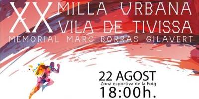 20a milla urbana vila de Tivissa. Memorial Marc Borr�s Gilabert