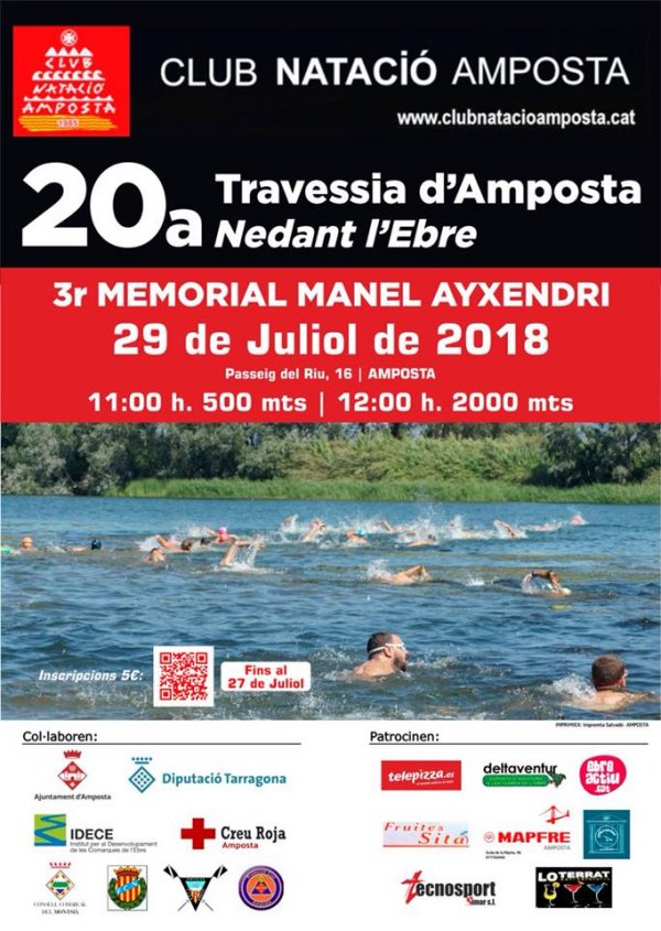 20a Travessia d�Amposta nedant l�Ebre