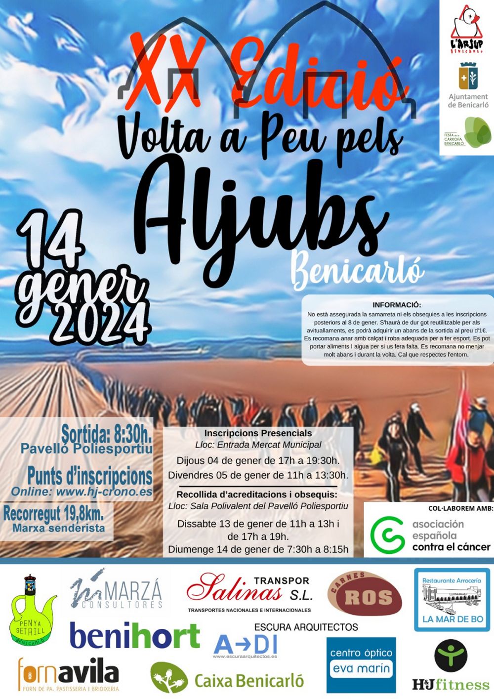 XX Volta a peu pels aljubs de Benicarl�