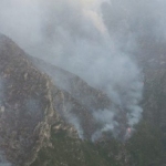 Extingit l’incendi de Tivenys, a la serra de Card-Boix