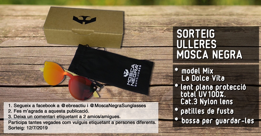 <p>Sorteig ulleres Mosca Negra Mix La Dolce Vita</p>