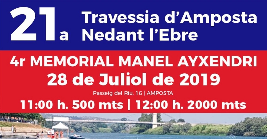 21a Travessia d�Amposta Nedant l�Ebre - 4t Memorial Manel Ayxendri